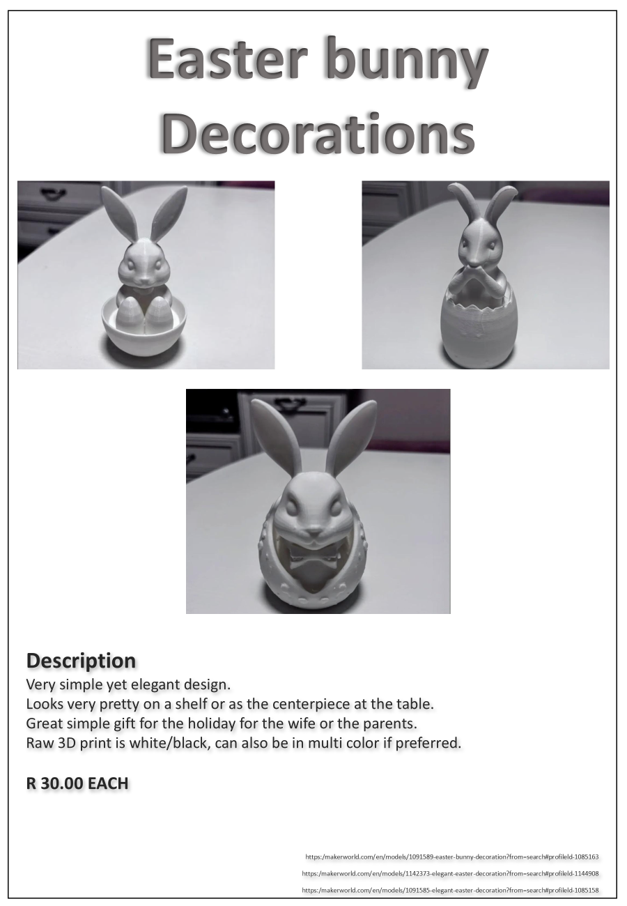 Easter Bunny Decorations